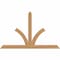 Ekena Millwork Richland Timber Gable Bracket, Western Red Cedar, 60"W x 38"H x 3 1/2"D x 3 1/2"F, 15/12 Pitch GBW060X38X0404RIC00SWR - alternate 1